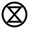 Extinction symbol icon