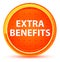 Extra Benefits Natural Orange Round Button