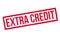 Extra Credit rubber stamp