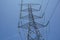 Extra high voltage line transmission tower