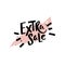 Extra Sale Retail Promotion Phrase. Vector Handwritten Graphic Modern Illustration.