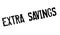 Extra Savings rubber stamp