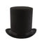 Extra tall top hat isolated on white background