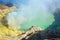 Extracting sulphur inside Kawah Ijen crater