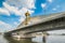 Extradosed Bridge on Chao Phraya River in Bangkok, Thailand