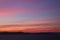 Extraordinarily beautiful sunrise over the sea