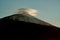 Extraordinary cloud formation over the mountain