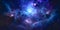 An extraordinary deep blue and purplish cosmic texture background