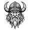 Extraordinary lovely viking emblem logo vector art