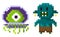 Extraterrestrial Character, Pixel Game Vector