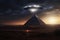 Extraterrestrial Ship Amidst Egypt\\\'s Pyramids: Concept for Ancient Structures
