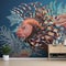 Extravagant Wallpaper Design Featuring Mesmerizing Lionfish