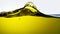 Extravirgin olive oil splash, extravirgin olive oil flowing, 3d illustration