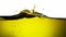 Extravirgin olive oil splash, extravirgin olive oil flowing, 3d illustration