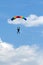 Extreem sports. parachuting