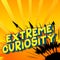 Extreme Curiosity - Comic book style words.