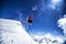 Extreme freestyle skier