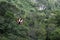 Extreme jump in the colombian mountains