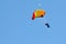 Extreme sports. parachuting