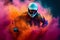 Extreme Sports in Vivid Color - Motocross (Generative AI)