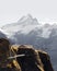 Extreme view point on the top of Grindelwald First cableway