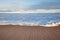 Extreme wide-angle scenic at Pensacola Beach in Florida