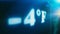 Extremely cold temperatures in Fahrenheit degrees, winter chill abnormal weather