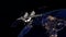 Extremely detailed and realistic high resolution 3D image of ISS - International Space Station orbiting Earth. Shot from space