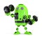 Extremely Powerfull Robot. Technology concept. . Contains clipping path