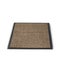 Extremely versatile rubber foot mat in brown and black color