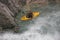 Extremsport kayaking in the Riss valley