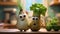 Exuberant Turnip Friends: A Pixar-style Cartoon Photography Masterpiece