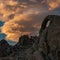 Eye of Alabama Hills and Sierra Wave.