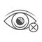 eye blind accessibility icon