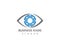 Eye care focus logo design vector icon