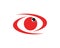 Eye care logos and symbols vector
