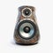 Eye-catching 3d Render Of Colorful Woodcarving-inspired Metal Speaker