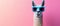 Eye-Catching Advertising With A Surreal Llama Sporting Sunglasses On A Pastel Background