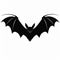 Eye-catching Bat Silhouette Svg Cutout Shape For Iconic Designs