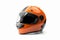 An eye-catching image displaying a one motorbike helmet on a white backdrop, appealing to individuals involved in various extreme