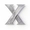 Eye-catching Letter X Logo With Silver And Diamond Detail In Jimmy Choo Style