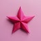 Eye-catching Pink Origami Paper Star Inspired By Sailor Moon