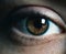 Eye close view. Human eye glance photo background. Emotional look, human face elements