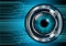 Eye cyber circuit future technology concept background Abstract future technology background Hi-tech