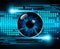 Eye cyber circuit future technology concept background Abstract future technology background Hi-tech