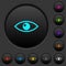 Eye dark push buttons with color icons