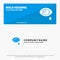 Eye, Droop, Eye, Sad SOlid Icon Website Banner and Business Logo Template
