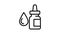 Eye dropper bottle icon animation