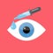 Eye drops, medicine. Ophthalmology