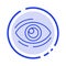 Eye, Find, Look, Looking, Search, See, View Blue Dotted Line Line Icon